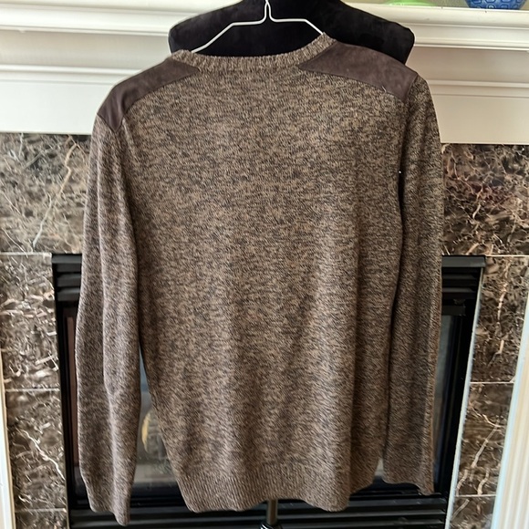 A.P.C. cashmere blend sweater brown patches at shoulder Medium - Picture 5 of 9